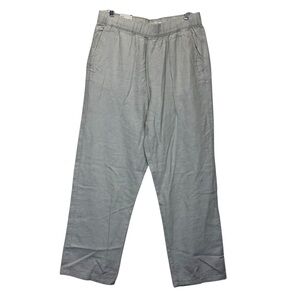 Zara light Blue Wash Pull On Wide Leg Pants Size Large NWT